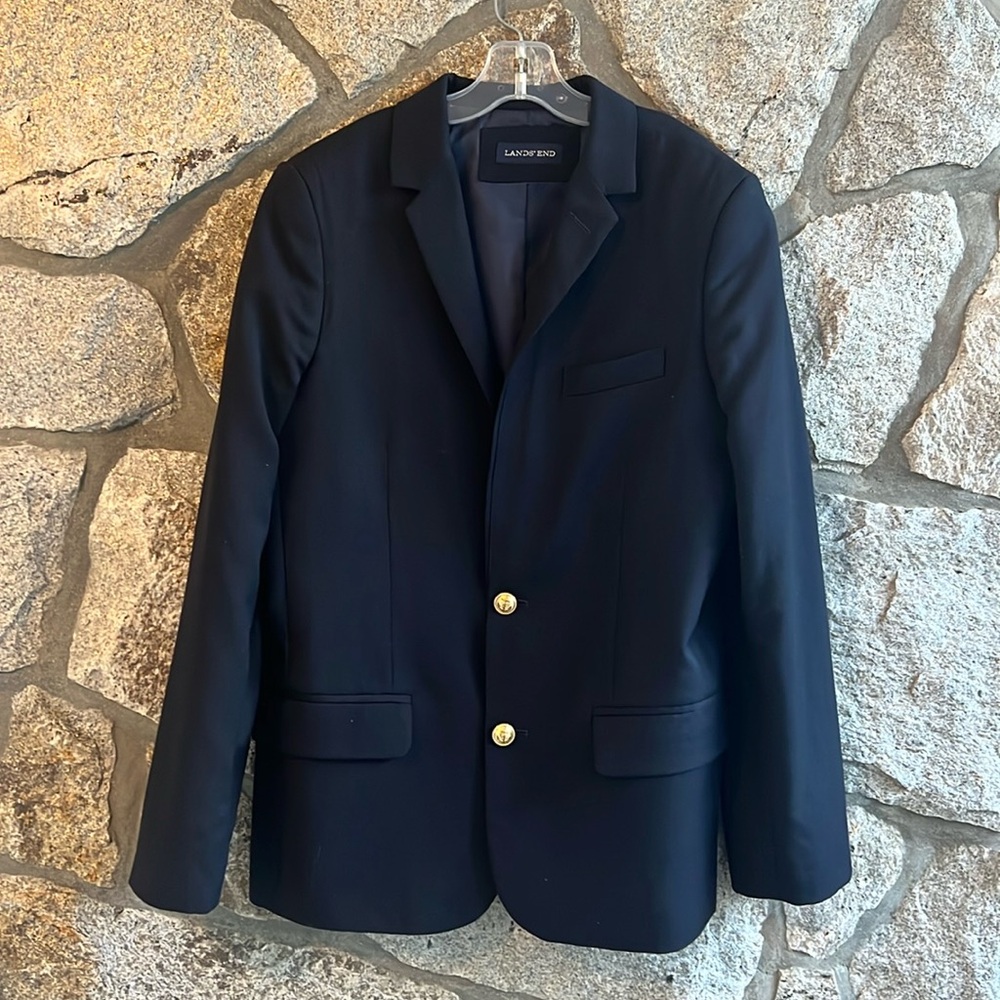 Lands’ End Boy’s School  Navy Blazer